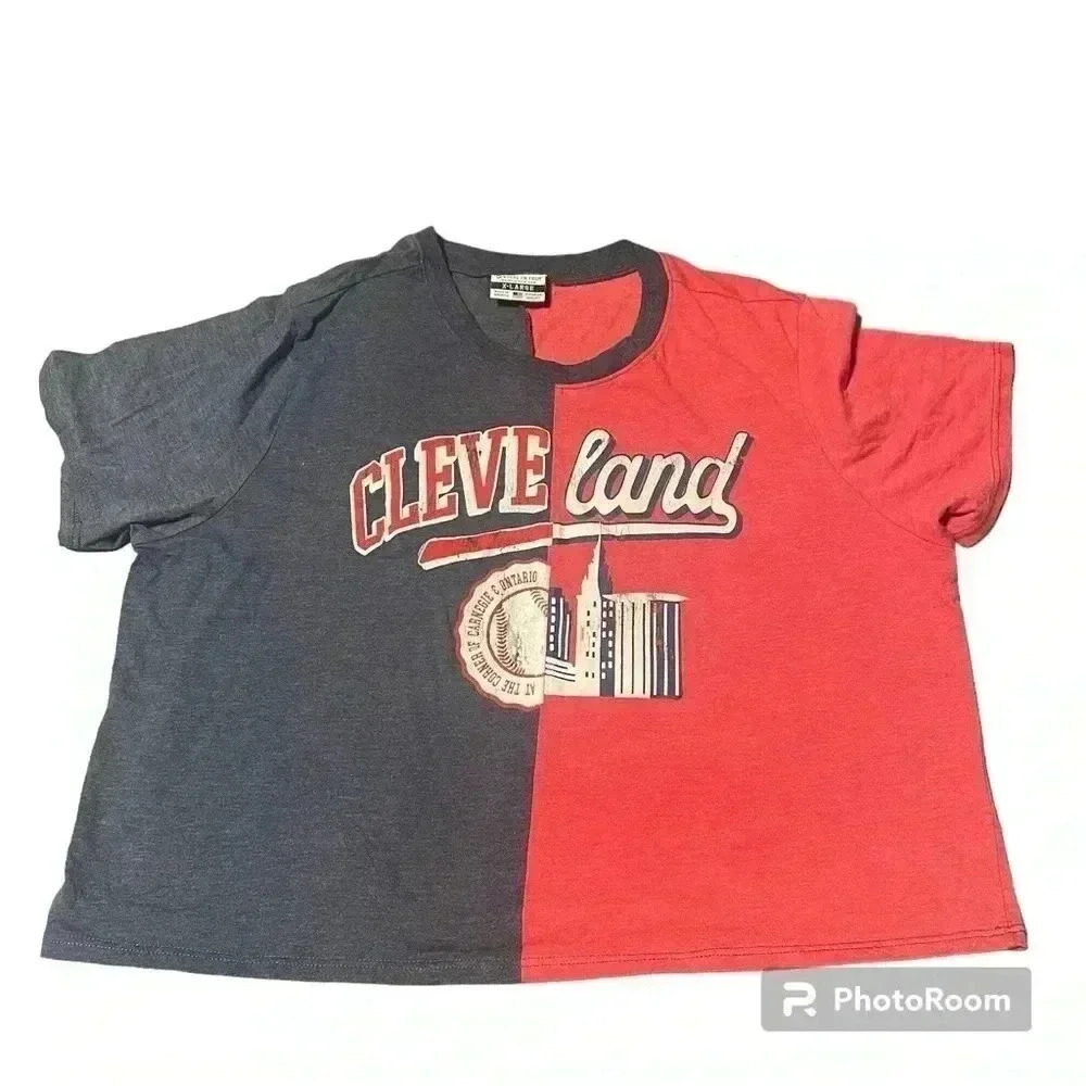 Size XL women’s Cleveland crop top